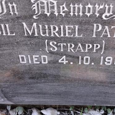 PATTERSON Sybil Muriel nee STRAPP -1962