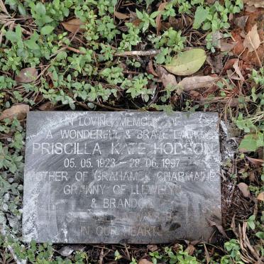 HODSON Priscilla Kate 1923-1997