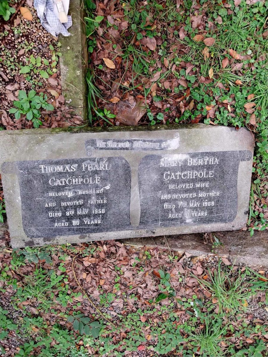 CATCHPOLE Thomas Pearl -1958 & Mary Bertha -1968