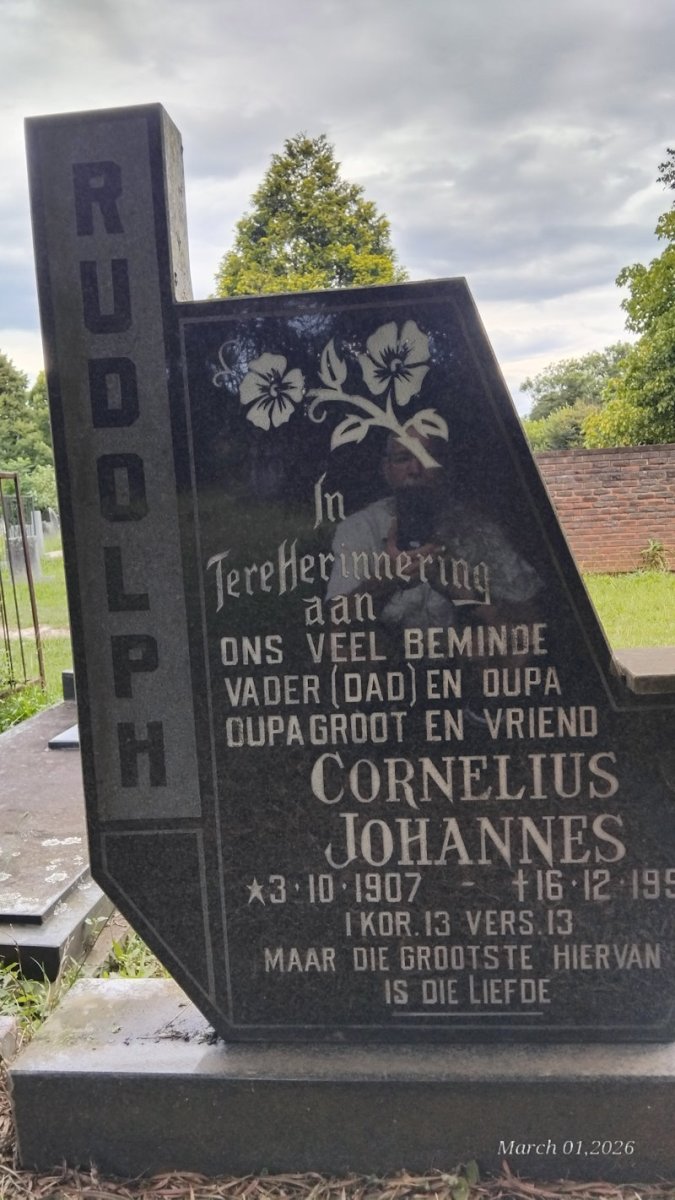 RUDOLPH Cornelius Johannes 1907-199?