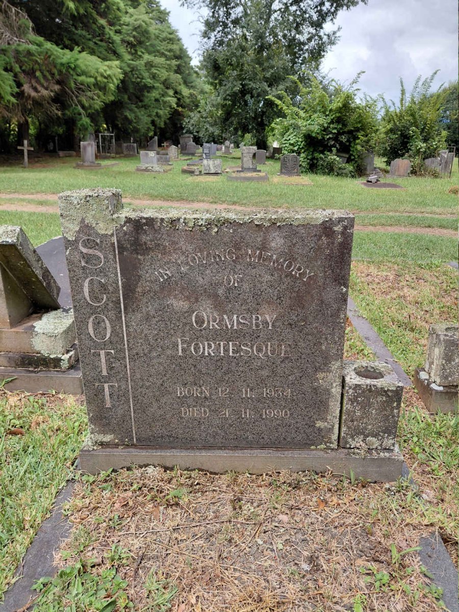 SCOTT Ormsby Fortesque 1934-1990
