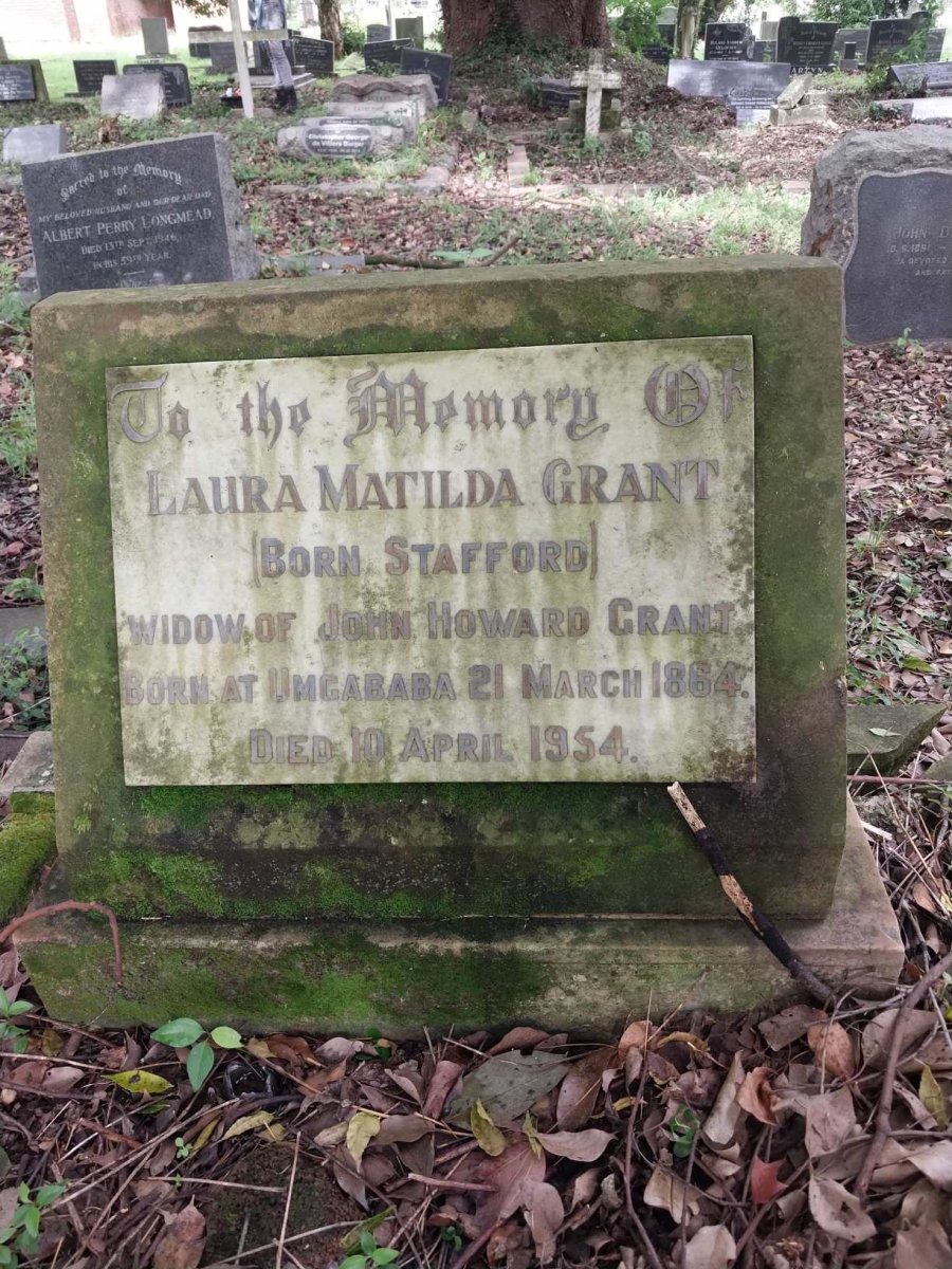 GRANT Laura Matilda nee STAFFORD 1864-1954