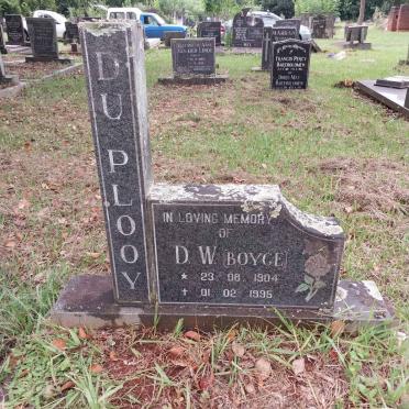 PLOOY D.W., du 1904-1995