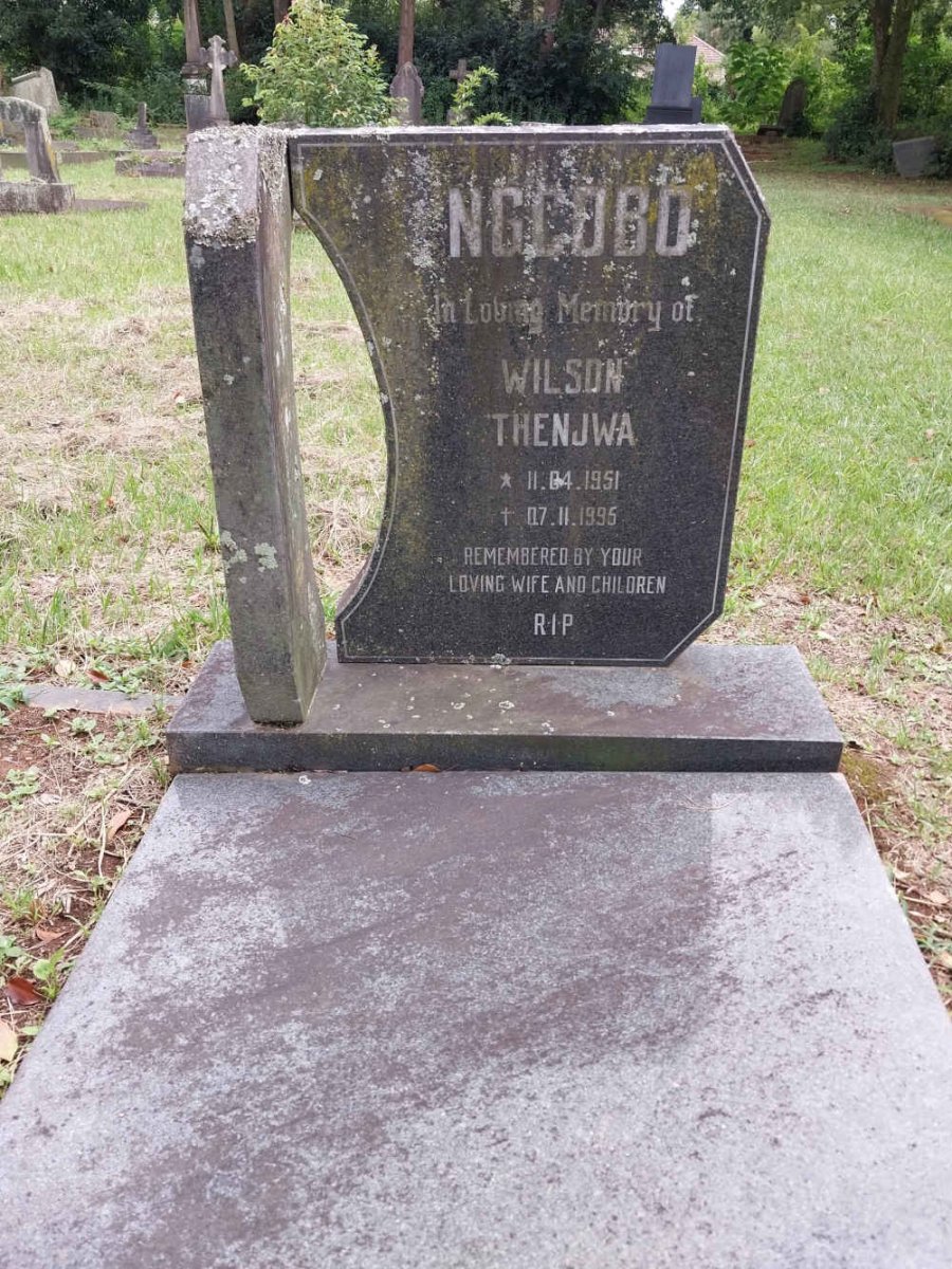 NGCOBO Wilson Thenjwa 1951-1995