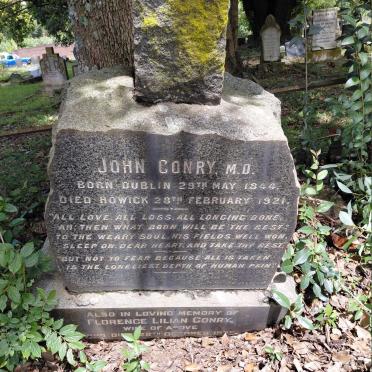 CONRY John 1844-1921 & Florence Lilian -1935