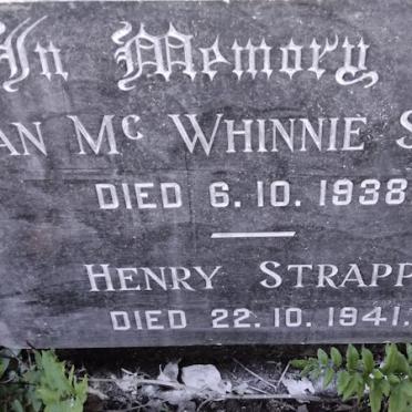 STRAPP Henry -1941 & Jean McWhinnie -1938