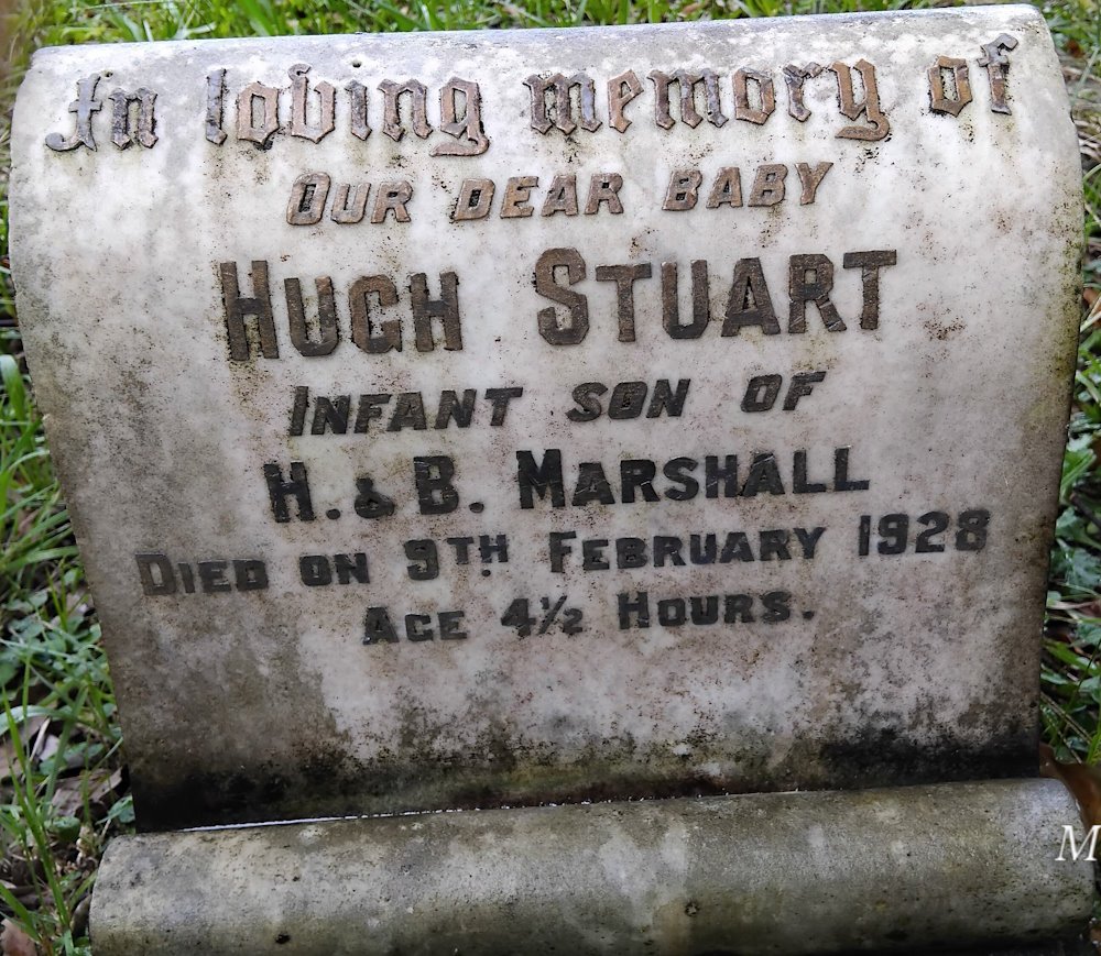 MARSHALL Hugh Stuart -1928