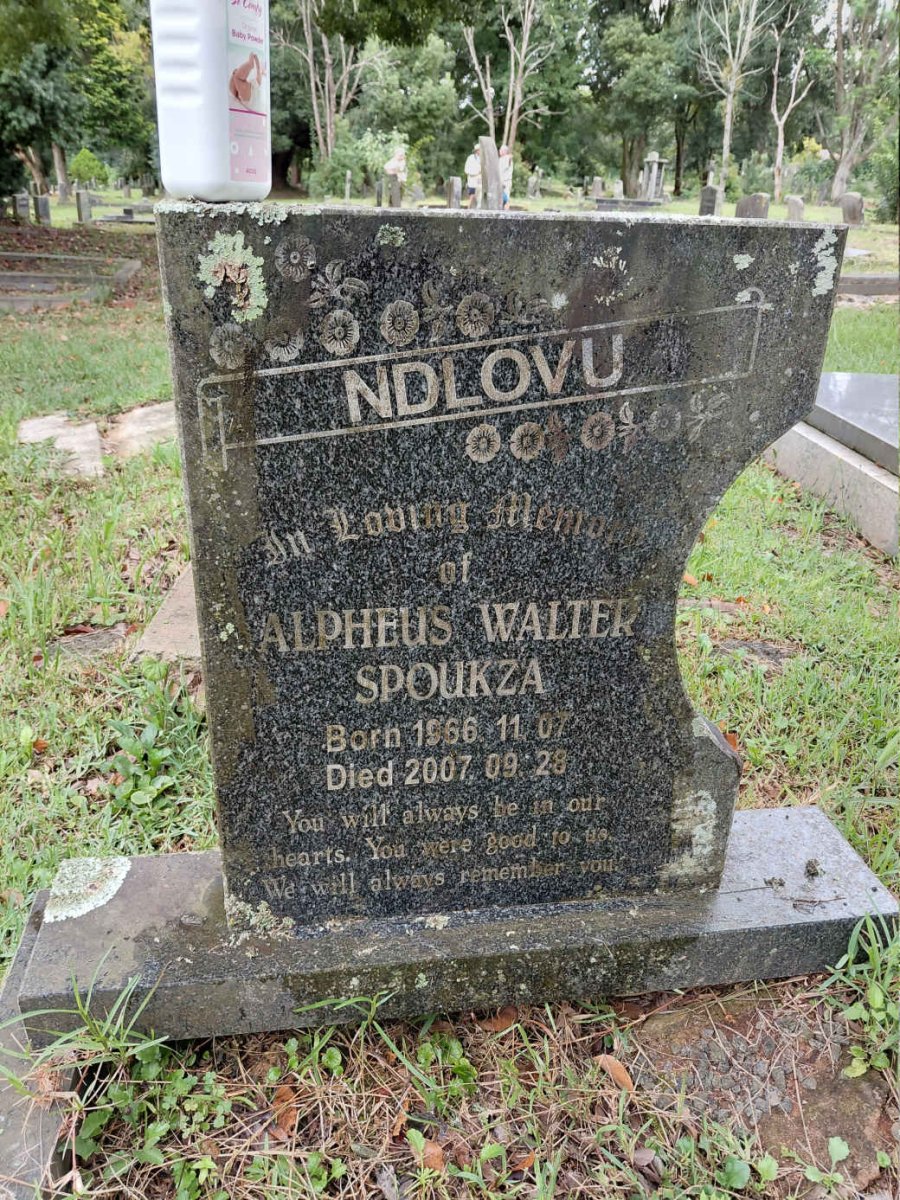 NDLOVU Alpheus Walter Spoukza 1966-2007