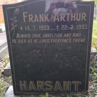 HARSANT Frank Arthur 1953-1993