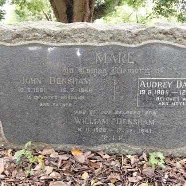 MARE John Densham 1891-1966 & Audrey Barbara 1905-2005 :: MARE William Densham 1928-1941