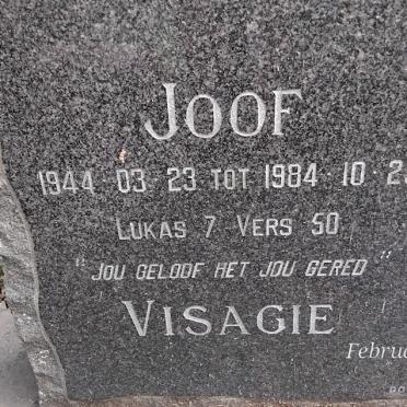 VISAGIE Joof 1944-1984