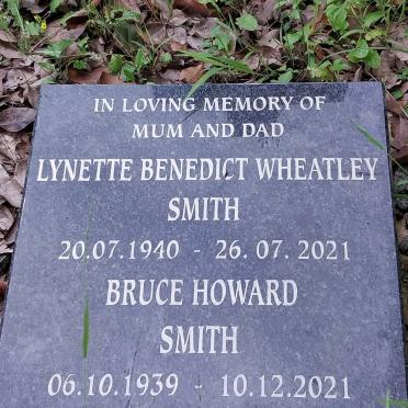 SMITH Bruce Howard 1939-2021 & Lynette Benedict Wheatley 1940-2021