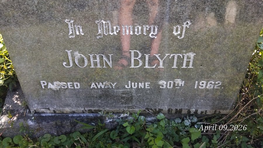 BLYTH John -1962