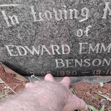 BENSON Edward Emmanuel 1920-1993