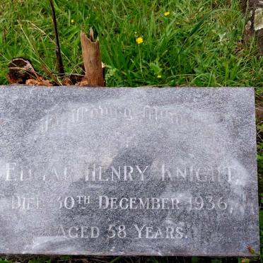 KNIGHT Edgar Henry -1936