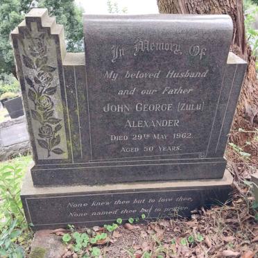 ALEXANDER John George -1962