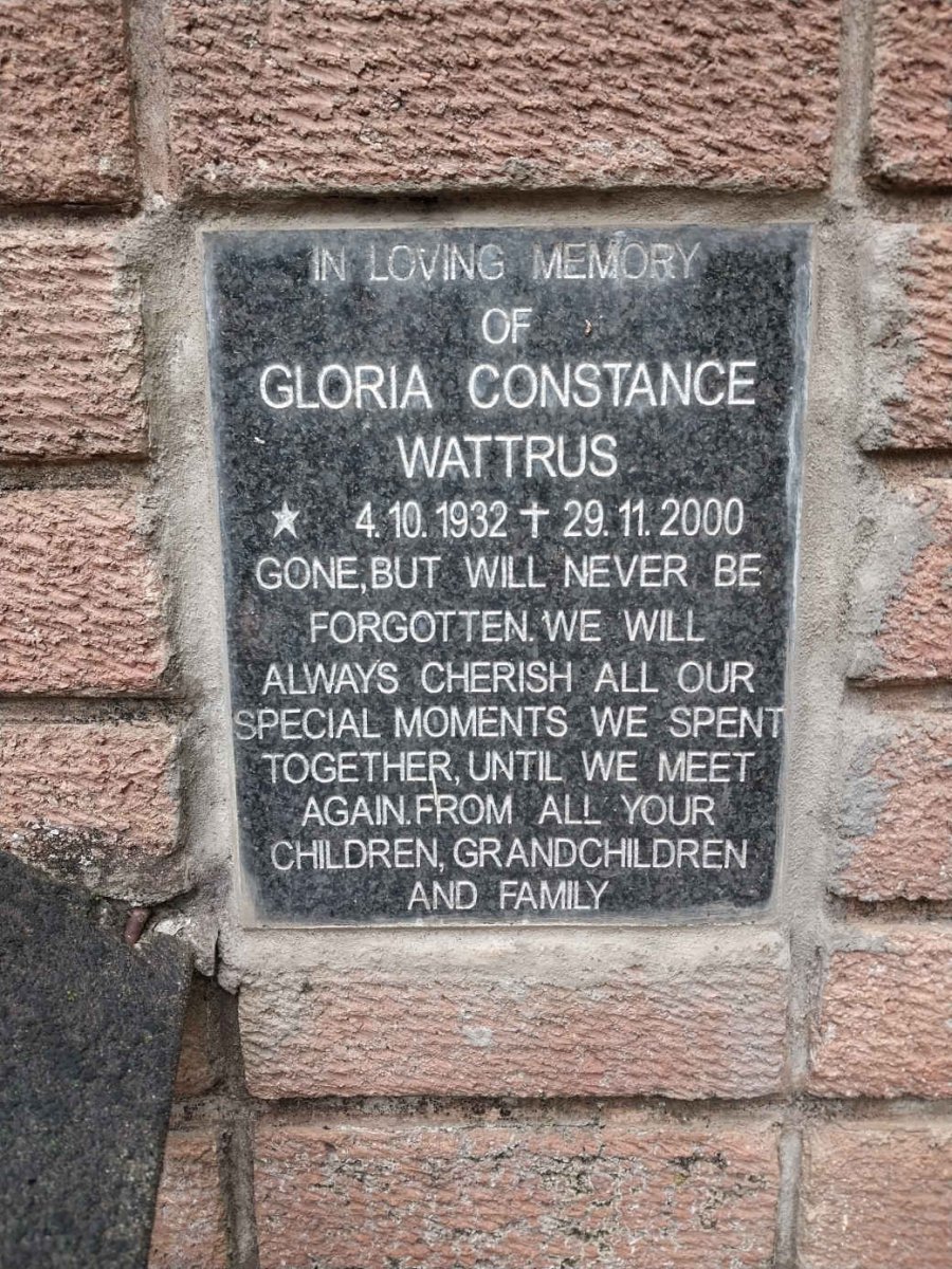 WATTRUS Gloria Constance 1932-2000