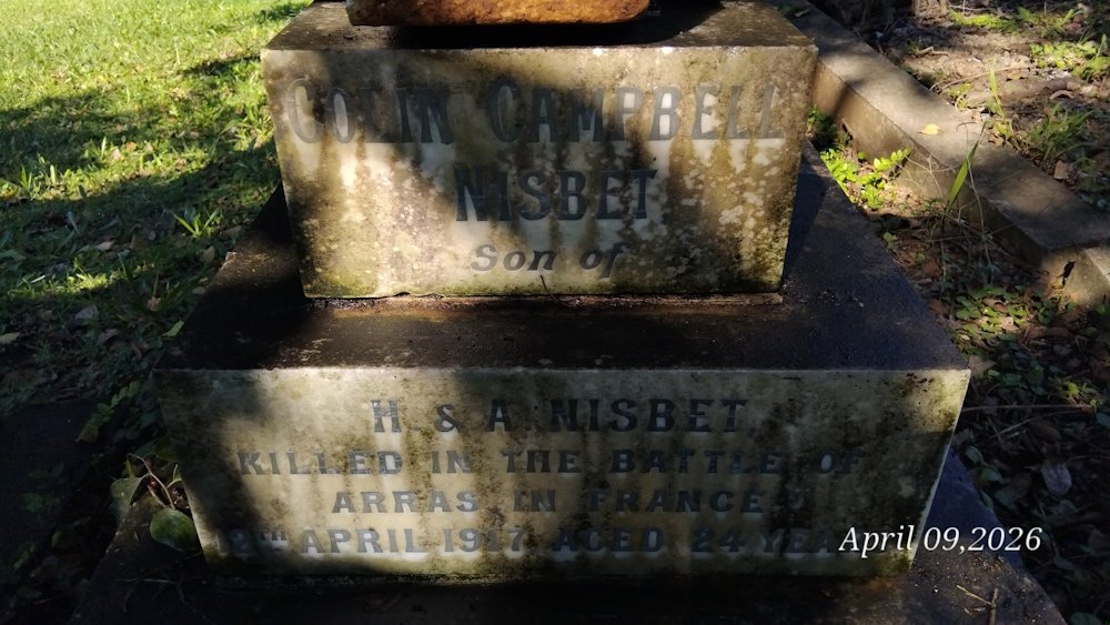 NISBET Colin Campbell -1917