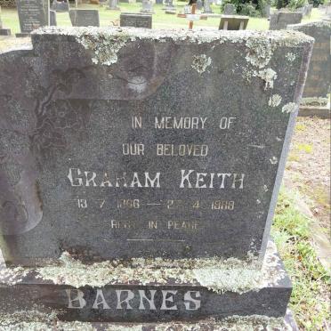 BARNES Graham Keith 1966-1988