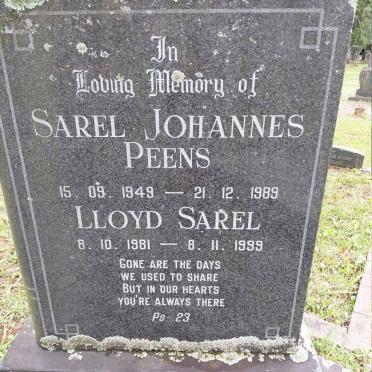 OLIVIER Sarel Johannes Peens 1949-1989 :: OLIVIER Lloyd Sarel 1981-1999