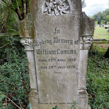 COMINS William 1854-1926