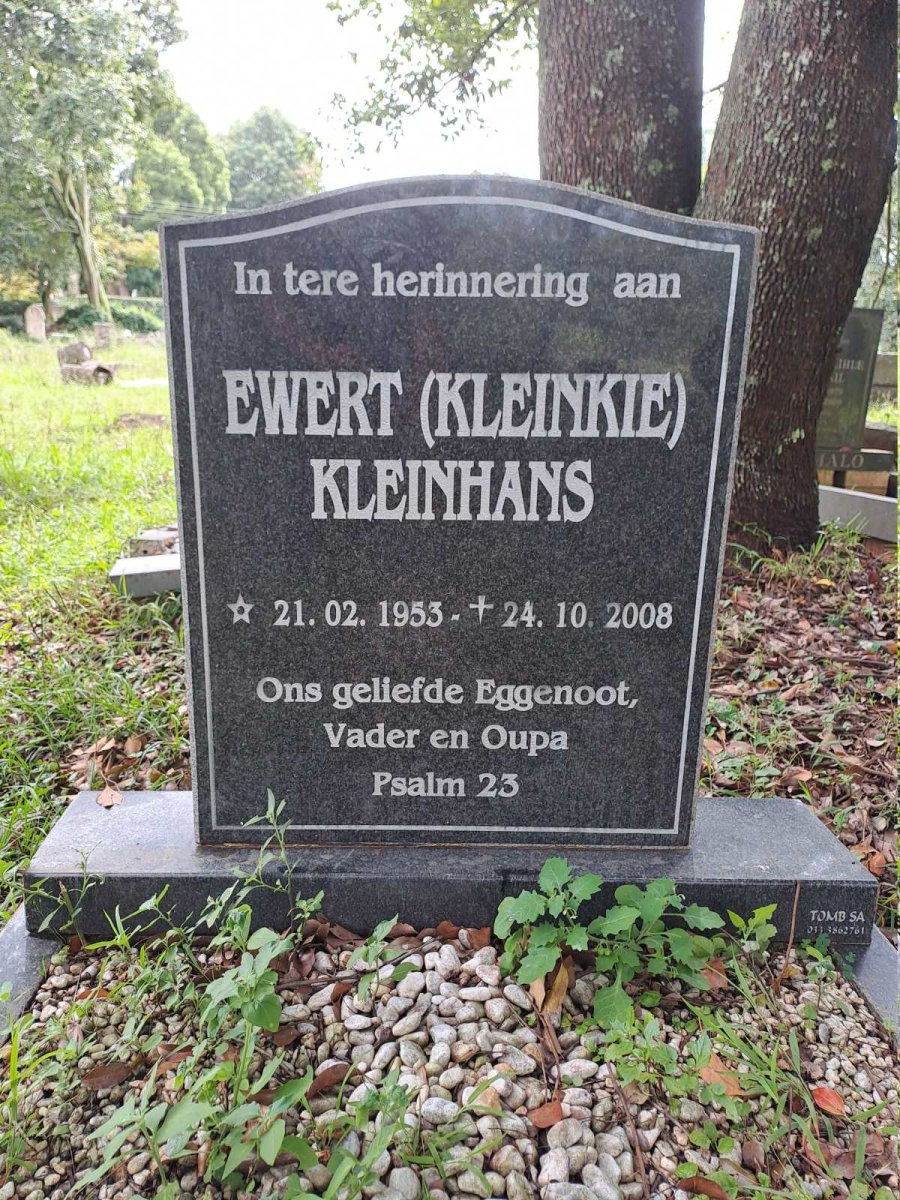 KLEINHANS Ewert 1953-2008