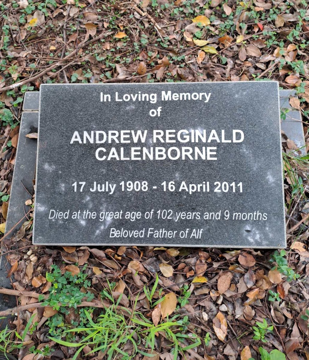 CALENBORNE Andrew Reginald 1908-2011