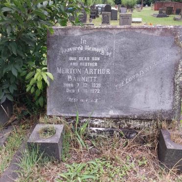 BARNETT Merton Arthur 1939-1972