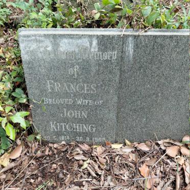 KITCHING Frances 1914-1962