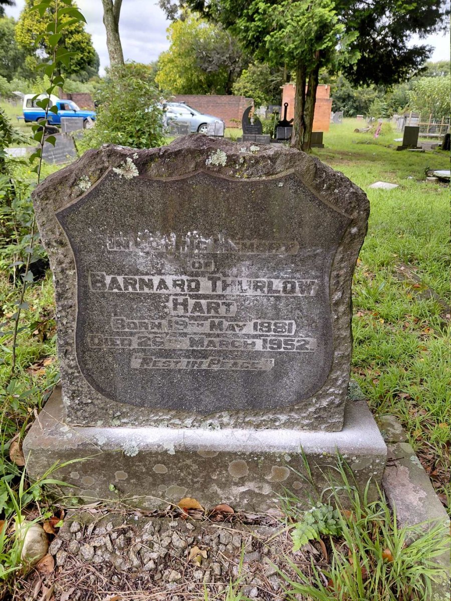 HART Barnard Thurlow 1881-1952