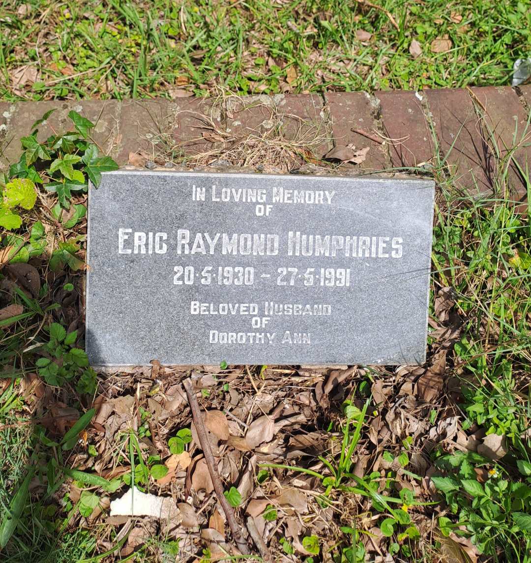 HUMPHRIES Eric Raymond 1930-1991