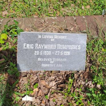 HUMPHRIES Eric Raymond 1930-1991