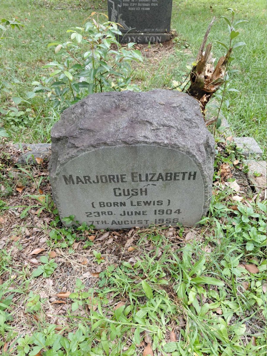 GUSH Marjorie Elizabeth nee LEWIS 1904-1958