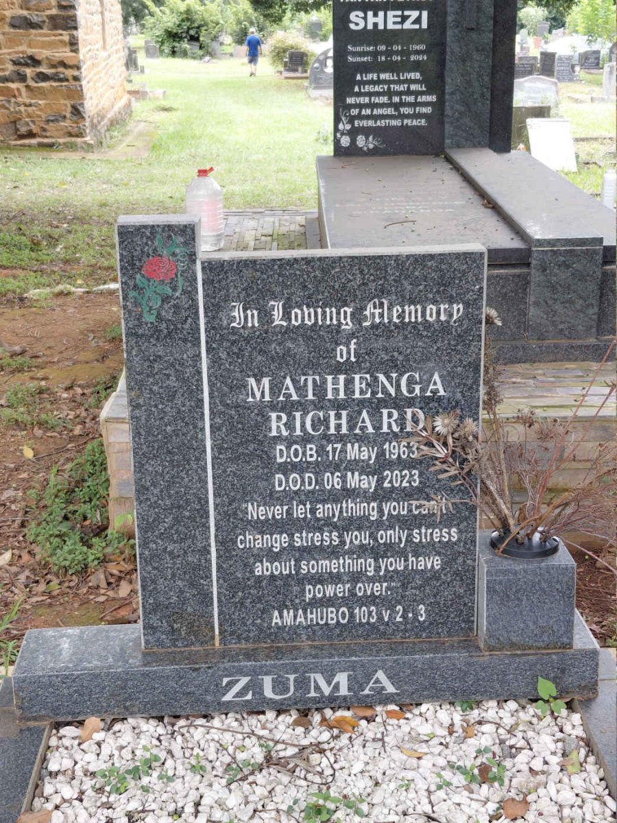 ZUMA Mathenga Richard 1963-2023