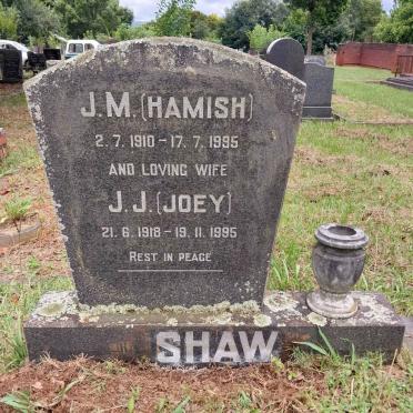SHAW J.M. 1910-1995 & J.J. 1918-1995
