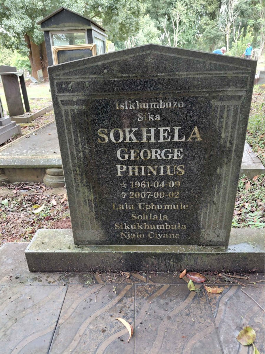 SOKHELA George Phinius 1961-2007