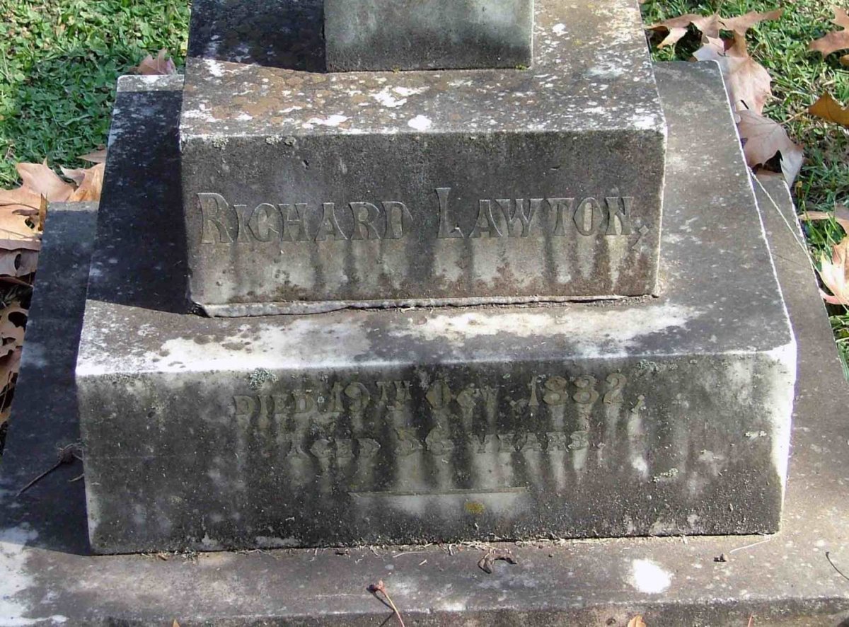 LAWTON Richard 1826-1882
