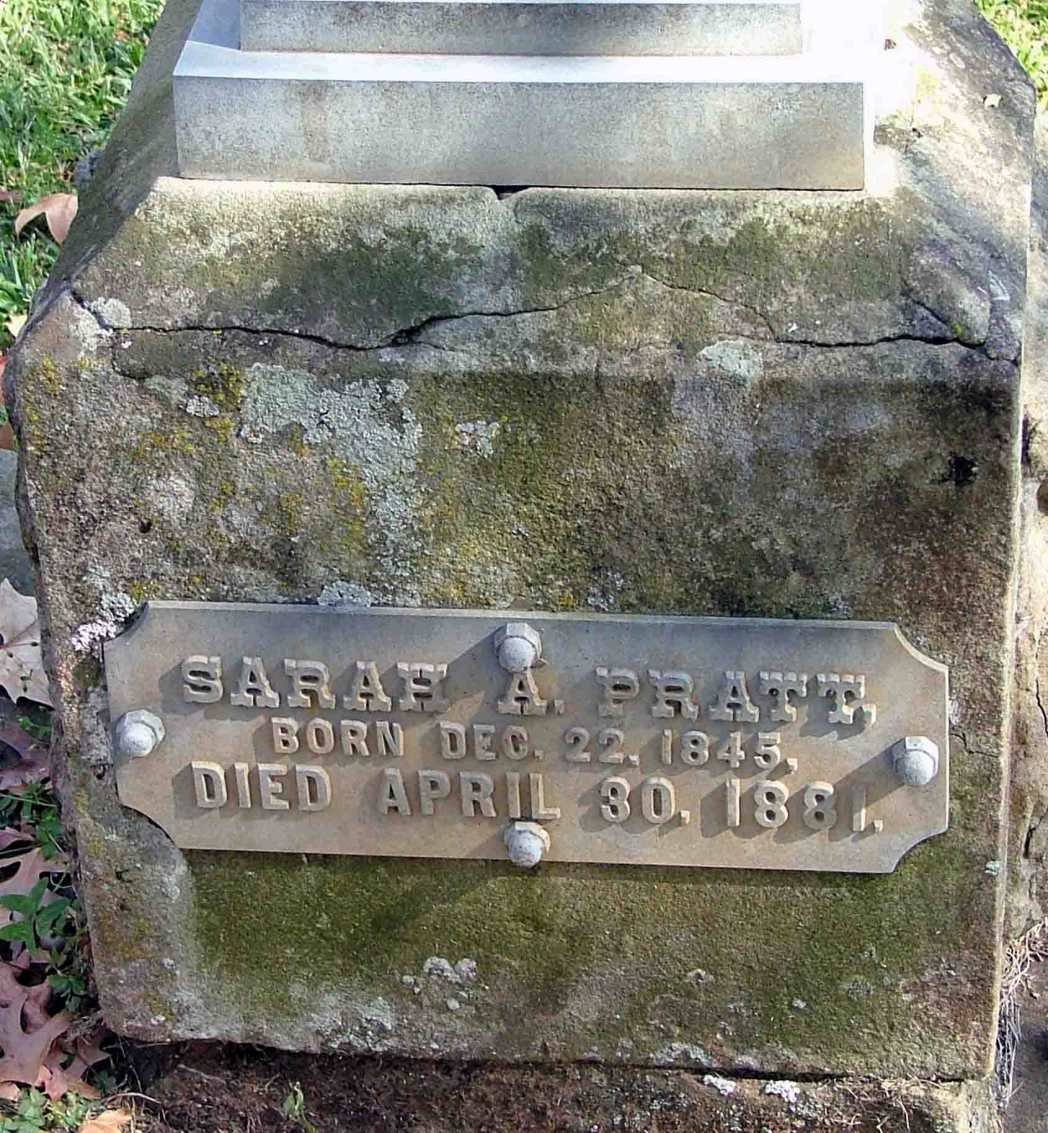 PRATT Sarah A. 1845-1881