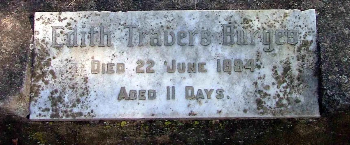 BURGES Edith Travers 1894-1894