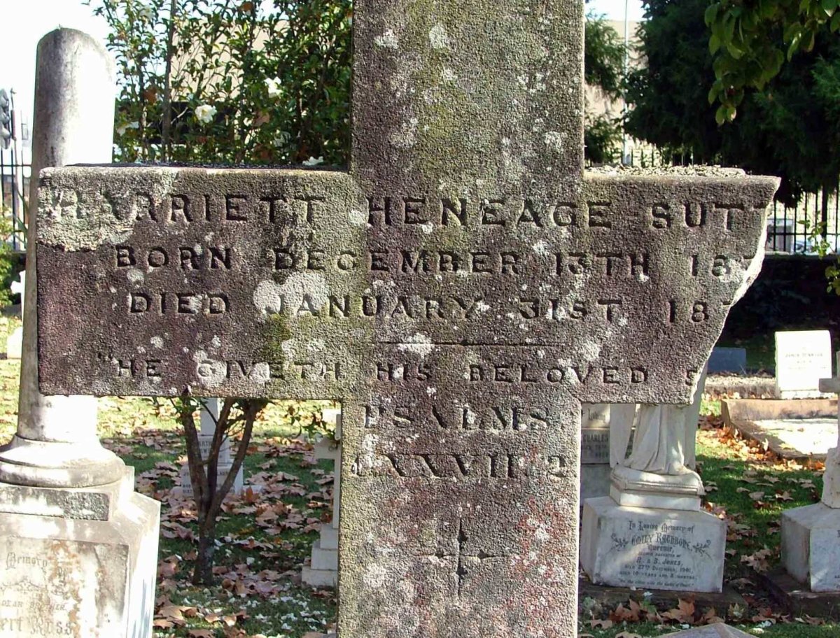 SUTTON Harriet Heneace 1837-1879