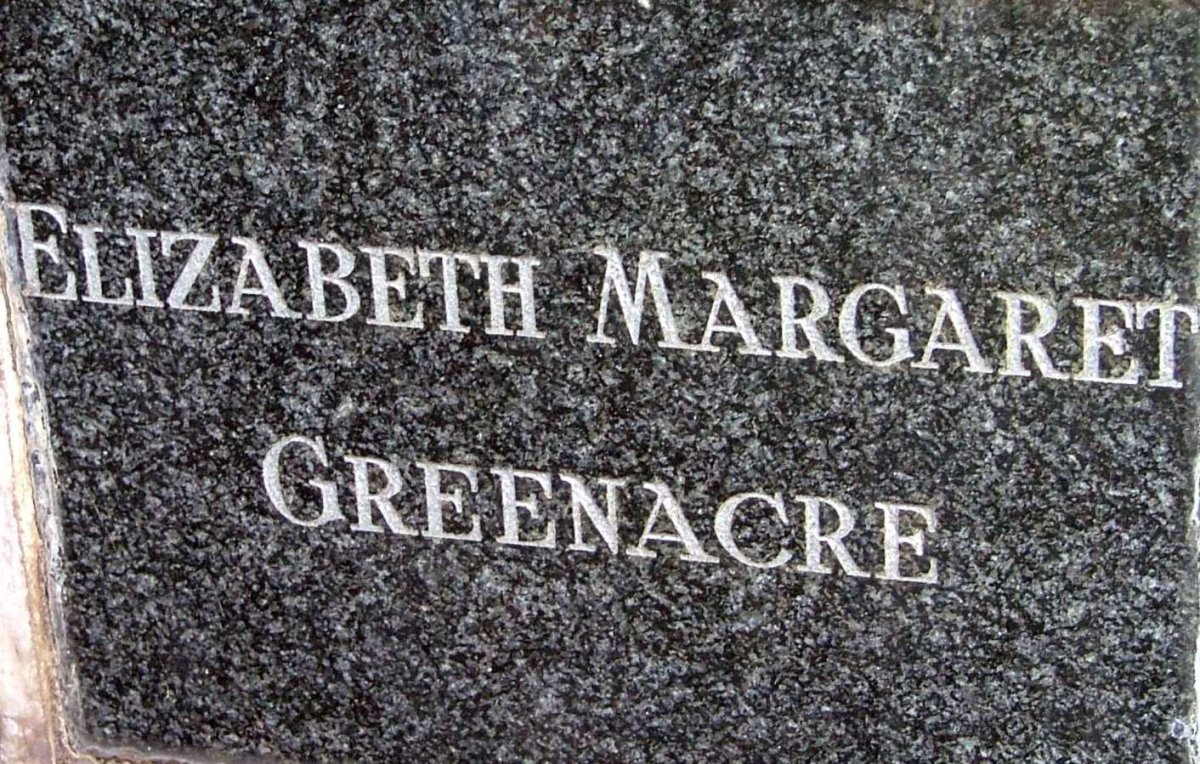 GREENACRE Elizabeth Margaret