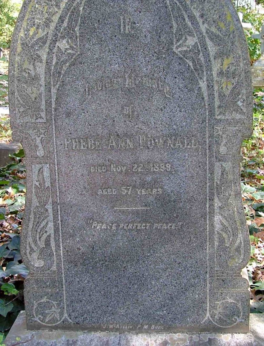 POWNALL Phebe Ann 1842-1899