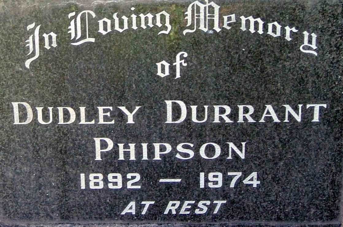 PHIPSON Dudley Durrant 1892-1974