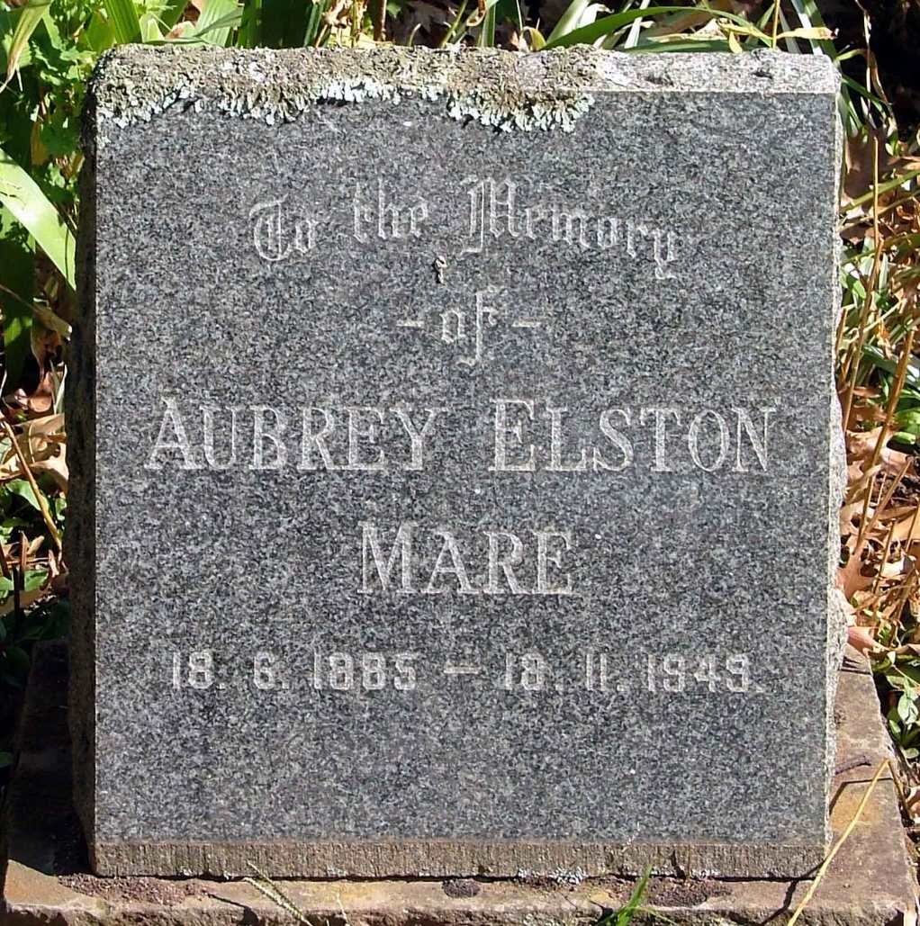 MARE Aubrey Elston 1885-1949