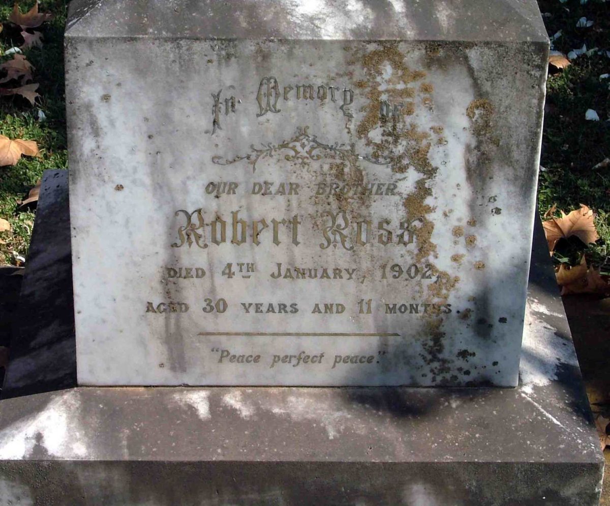 ROSS Robert 1871-1902