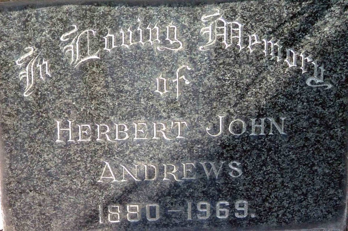ANDREWS Herbert John 1880-1969
