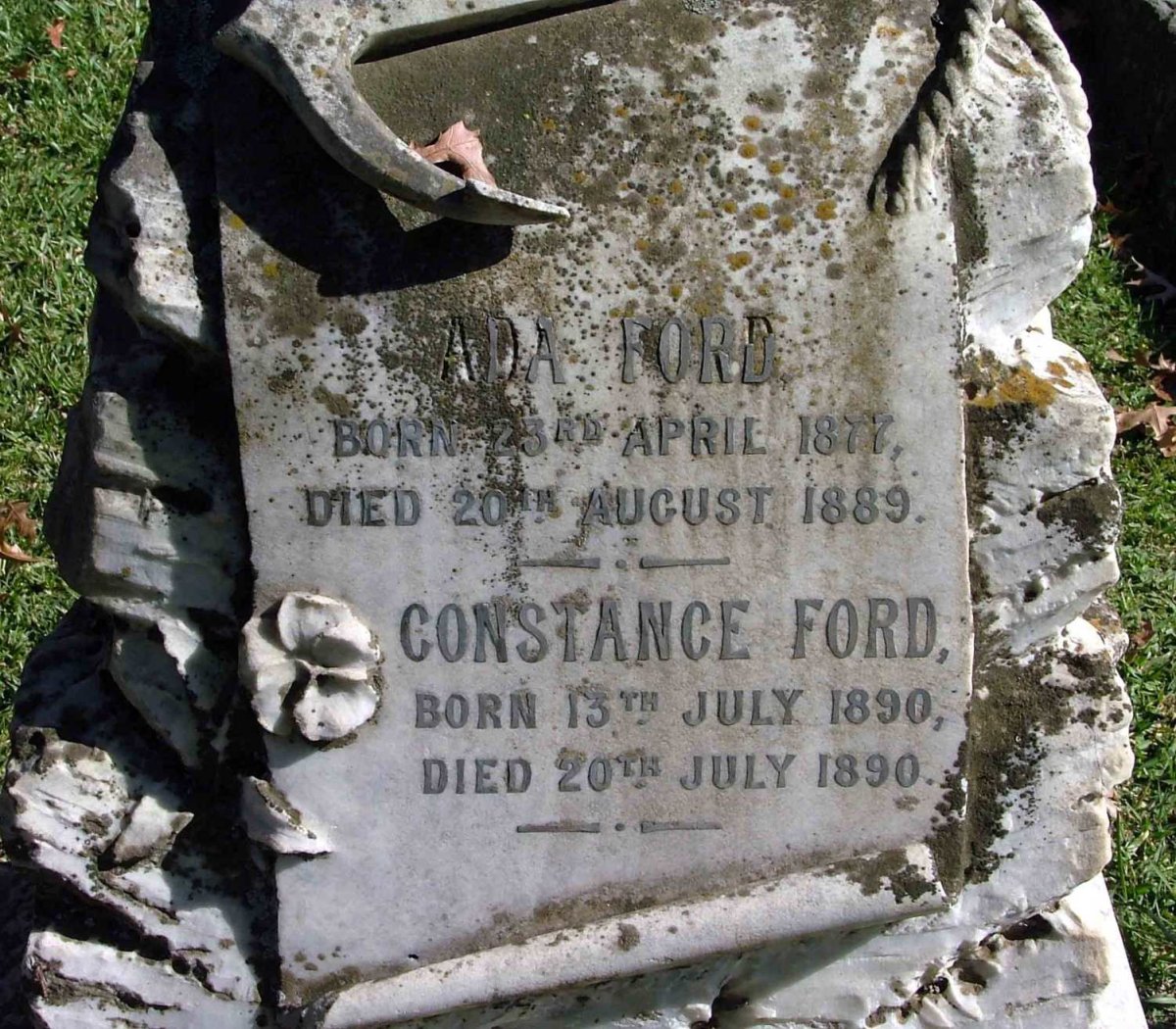 FORD Ada 1877-1889 :: FORD Constance 1890-1890