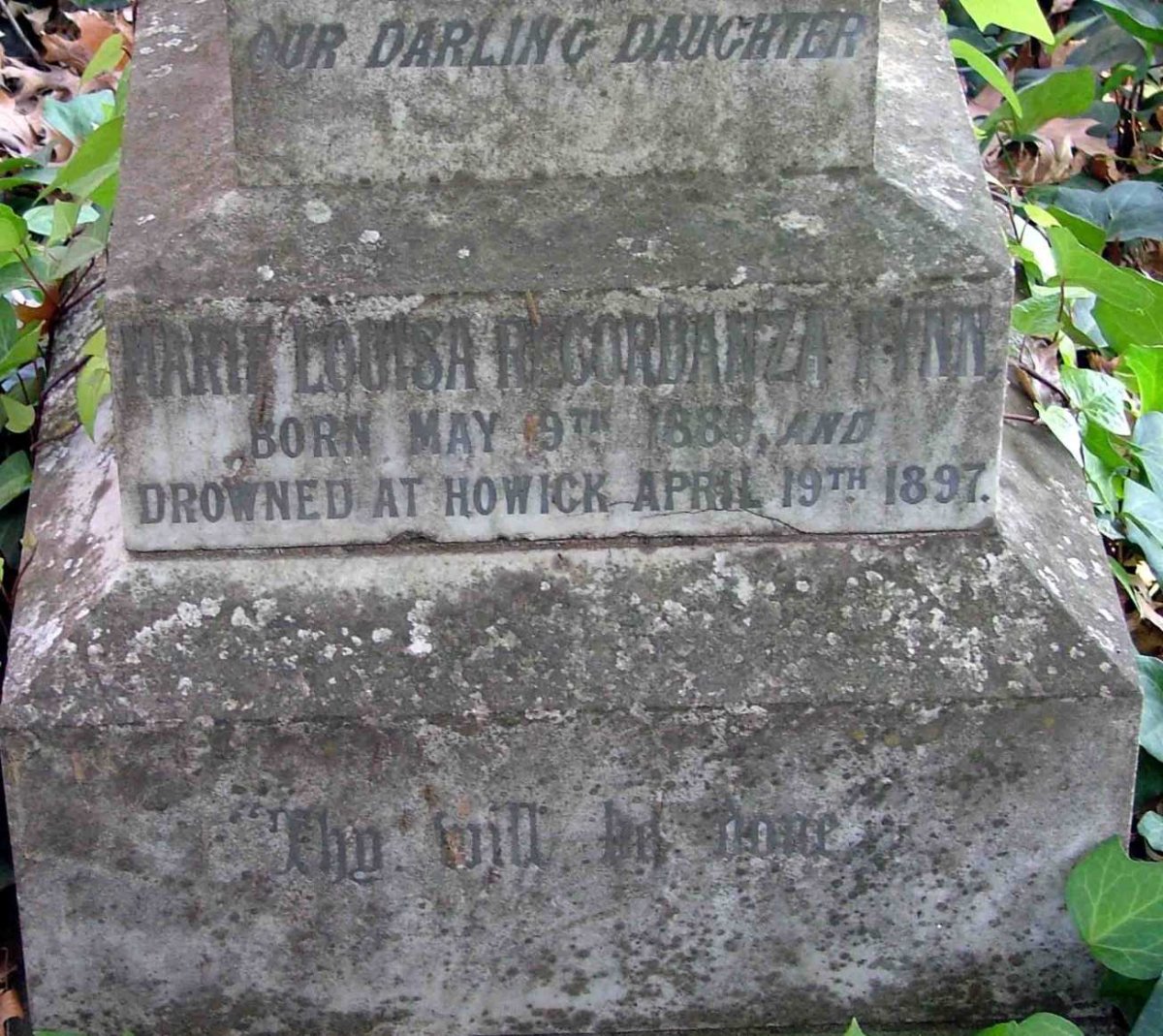 FYNN Marie Louisa Recordanza 1880-1897