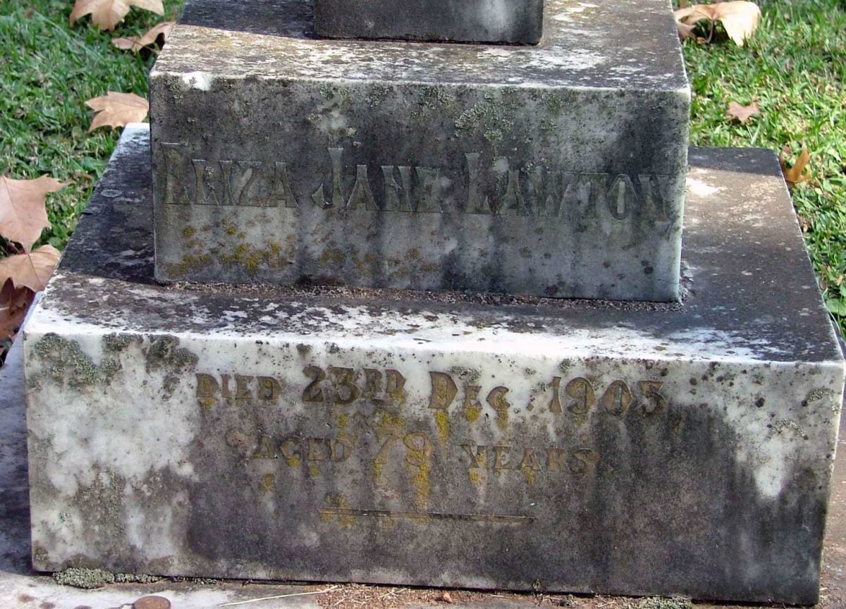 LAWTON Eliza Jane 1826-1905