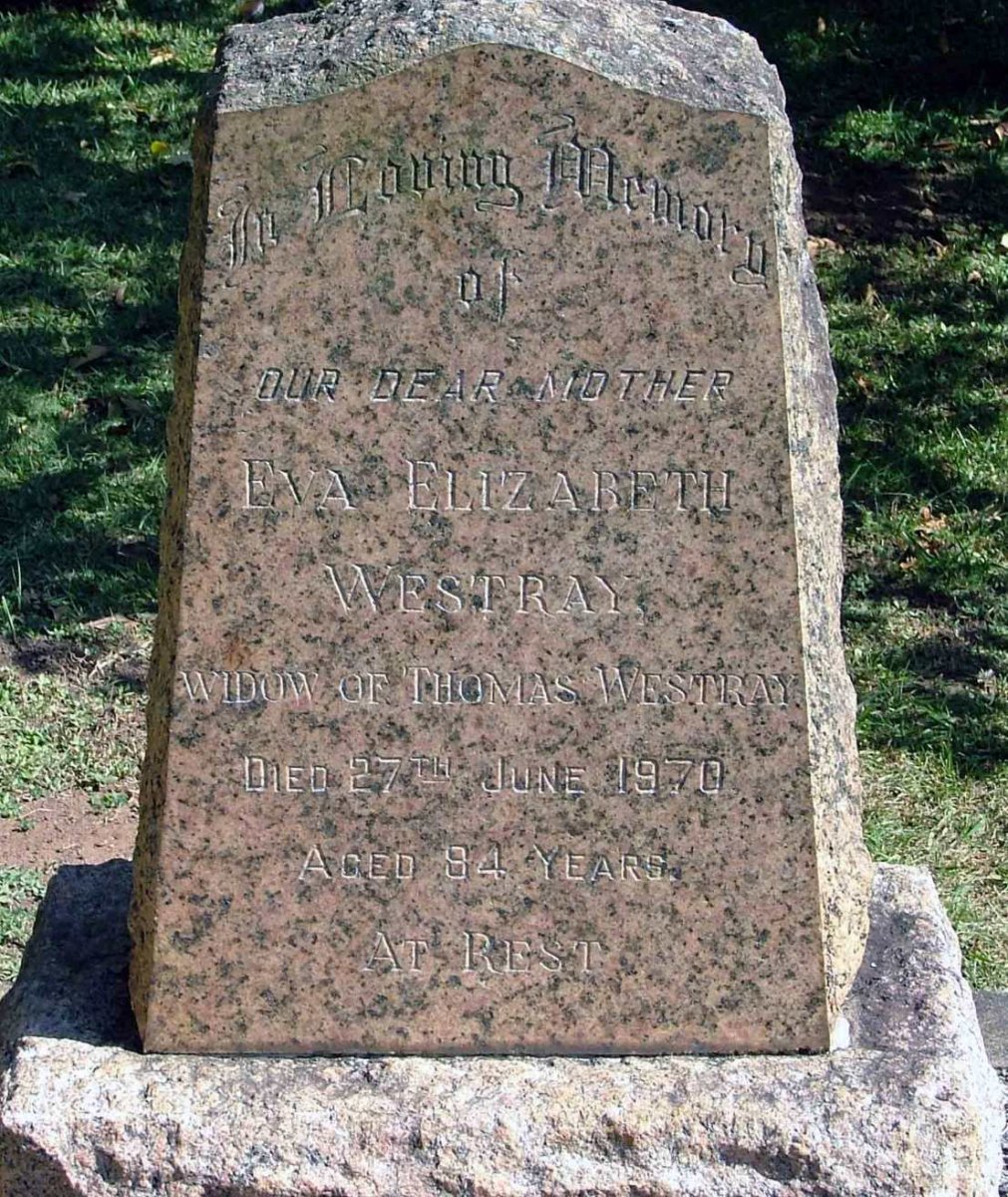 WESTRAY Eva Elizabeth 1886-1970